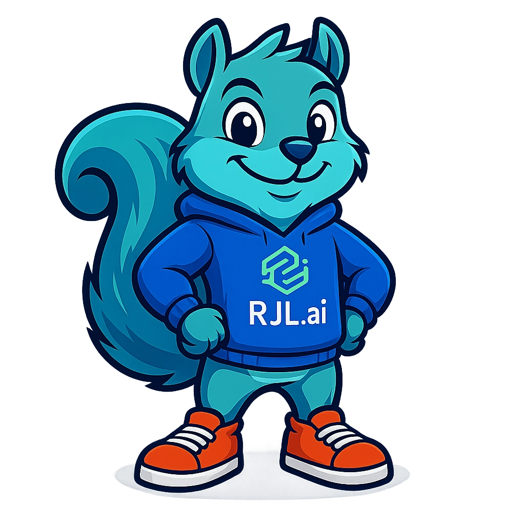 RJL.ai Rivet Mascot